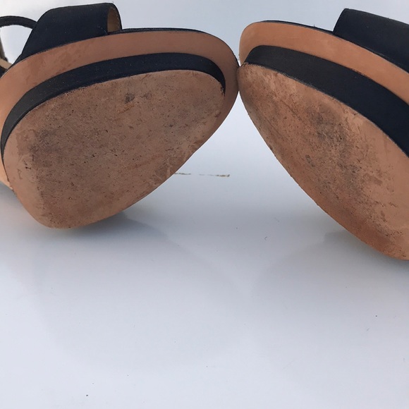 Badgley Mischka Black Strappy Sandals Sz 10 - Picture 7 of 8